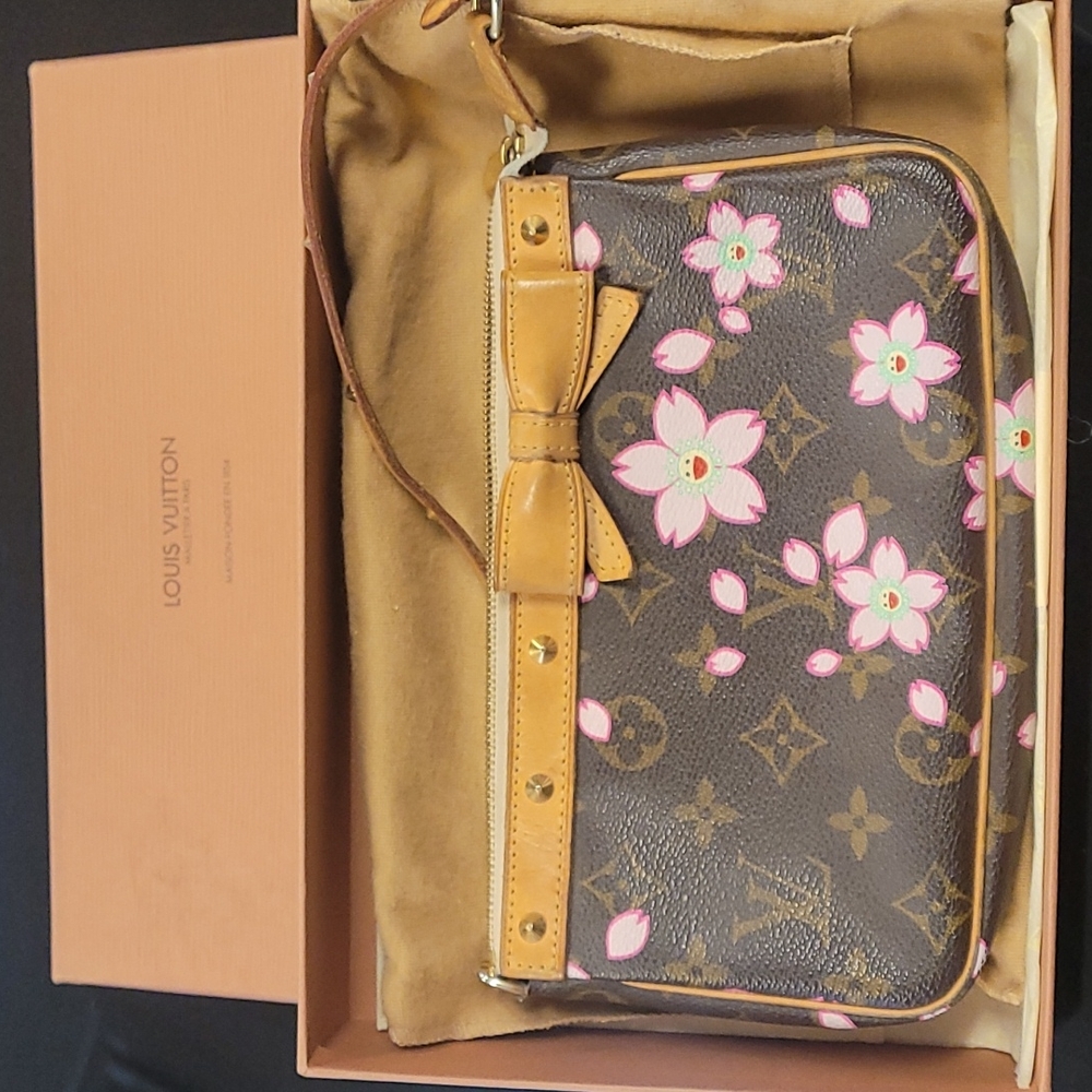 Louis Vuitton vintage Murakami Cherry Blossom Pochette